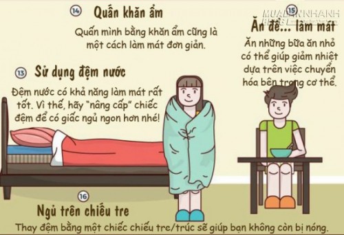 16 Tuyệt chiêu sở hữu giấc ngủ ngon mà không cần điều hòa