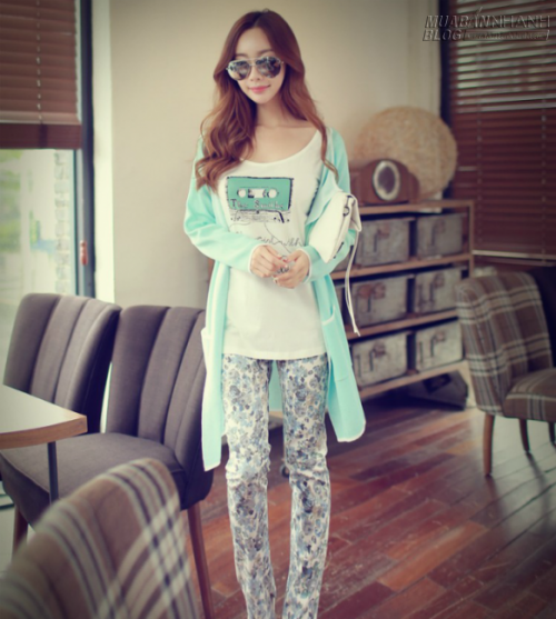Diện áo cardigan dịu dàng cho ngày thu