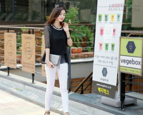 Diện áo cardigan dịu dàng cho ngày thu
