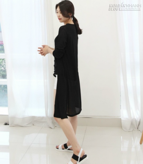 Diện áo cardigan dịu dàng cho ngày thu