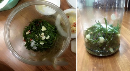 Cách làm rau muống muối lạ miệng