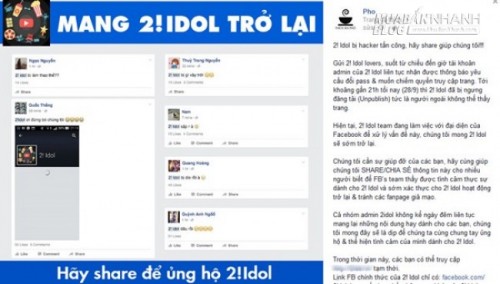 Sau Beat.vn, fanpage 2! Idol hơn 3 triệu like bị đóng vĩnh viễn?