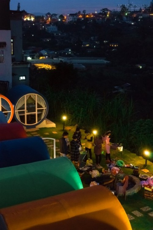 Sốt xình xịch HOSTEL ỐNG TRÒN chỉ 200k/đêm ở Đà Lạt