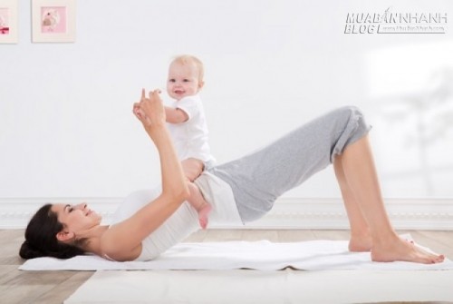 Các động tác thể dục đơn giản giúp giảm eo sau sinh hiệu quả