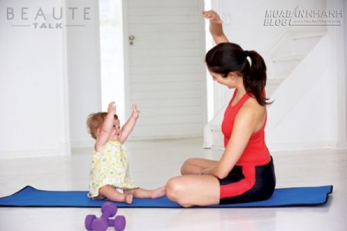 Các động tác thể dục đơn giản giúp giảm eo sau sinh hiệu quả