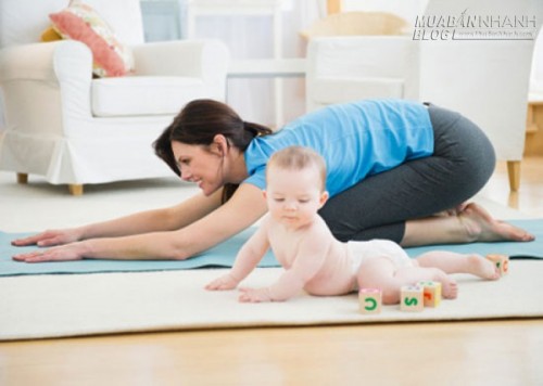 Các động tác thể dục đơn giản giúp giảm eo sau sinh hiệu quả