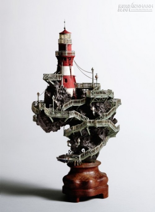 Những lâu đài bonsai tinh xảo