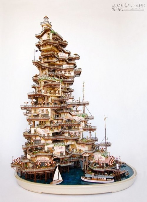 Những lâu đài bonsai tinh xảo