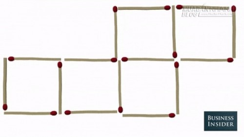 Bộ 5 câu đố di chuyển que diêm chỉ những người có IQ cao mới giải được