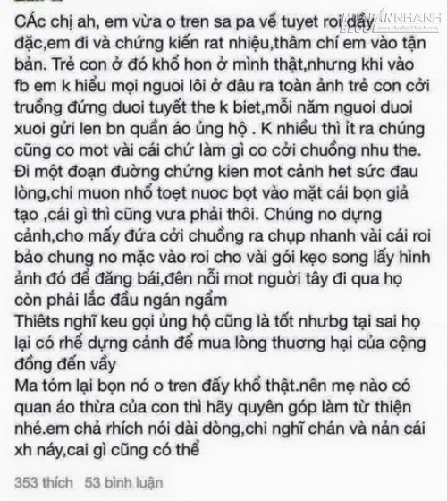 Sự thật khác đằng sau hình ảnh đứa trẻ không mặc quần ở Sa Pa