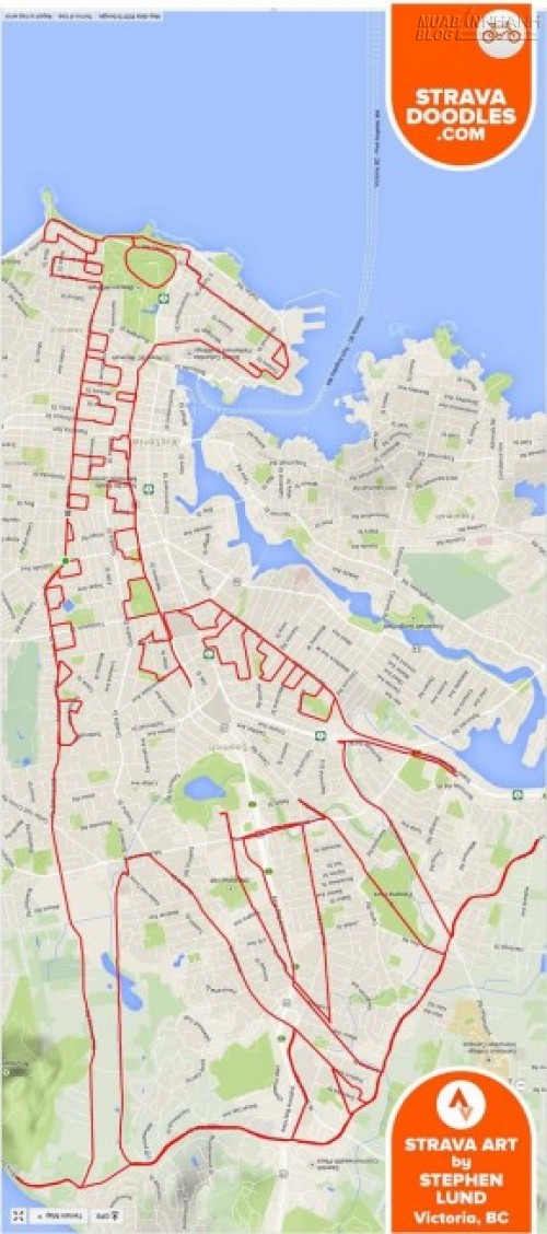 Vẽ tranh bằng... định vị GPS