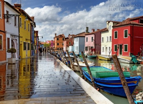 Đảo Burano điểm đến đốn tim mọi du khách