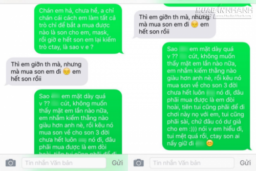 Được tặng 4 thỏi Mac trong 23 ngày yêu, cô gái vẫn dọa chia tay để đòi tiếp