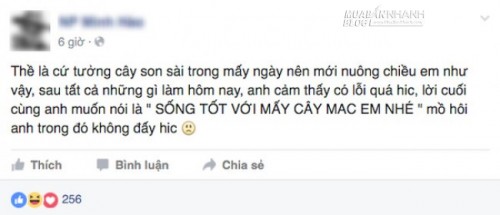 Được tặng 4 thỏi Mac trong 23 ngày yêu, cô gái vẫn dọa chia tay để đòi tiếp