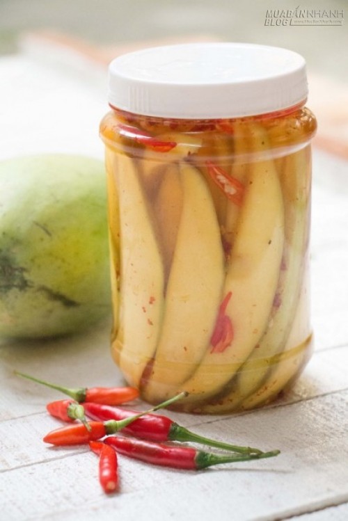 Mẹo làm xoài ngâm mắm ớt chua cay ngon tuyệt