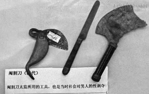 Hai thứ thái giám phải mang theo bên mình sau khi tịnh thân đau đớn