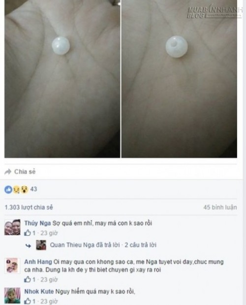 Đón con từ lớp mẫu giáo về, mẹ tá hỏa thấy vật suýt giết chết con từ lỗ mũi