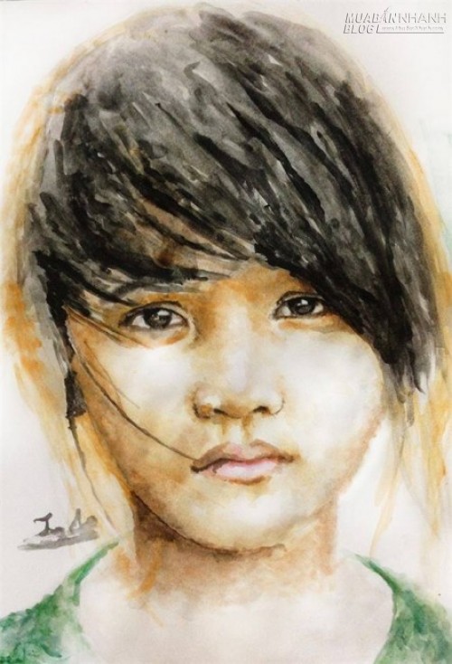Các cô gái đẹp lung linh qua nét vẽ chì màu của chàng trai 9x