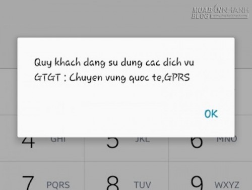 Máy sẽ báo về cho bạn kết quả