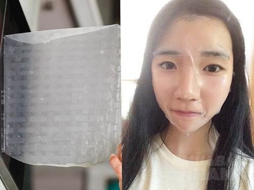 Dùng bánh đa nem đắp mặt nạ theo trào lưu làm đẹp Hàn Quốc, cô gái thích mê kết quả sau đó