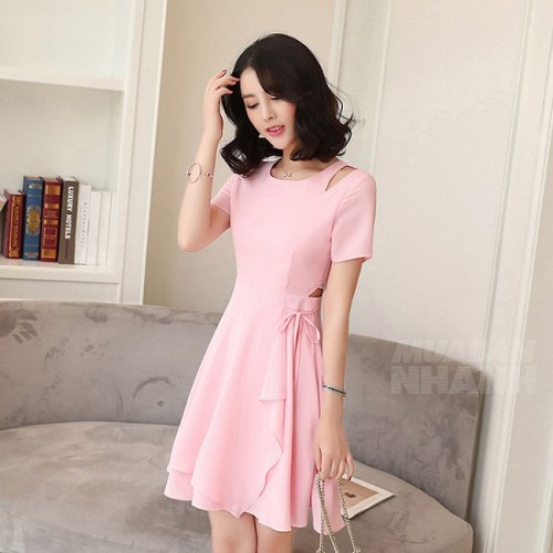 Chỉ với 200 nghìn đồng sắm ngay những mẫu váy xòe màu hồng dễ thương hot nhất hè 2017