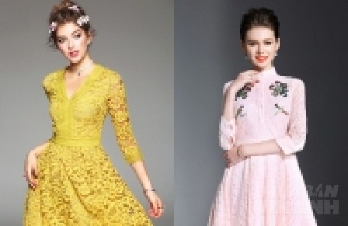 Những mẫu váy ren thanh lịch ăn gian tuổi cho quý cô công sở U40