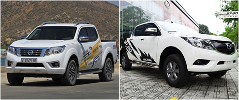 Thiết kế của Nissan Navara cơ bắp và có nhiều mảng khối