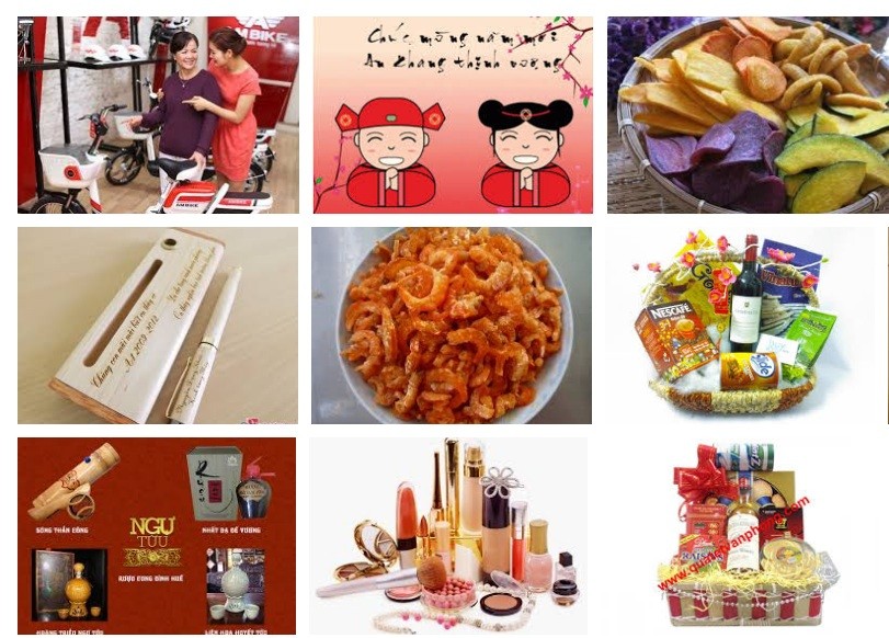 Quà tết từ các chàng rể