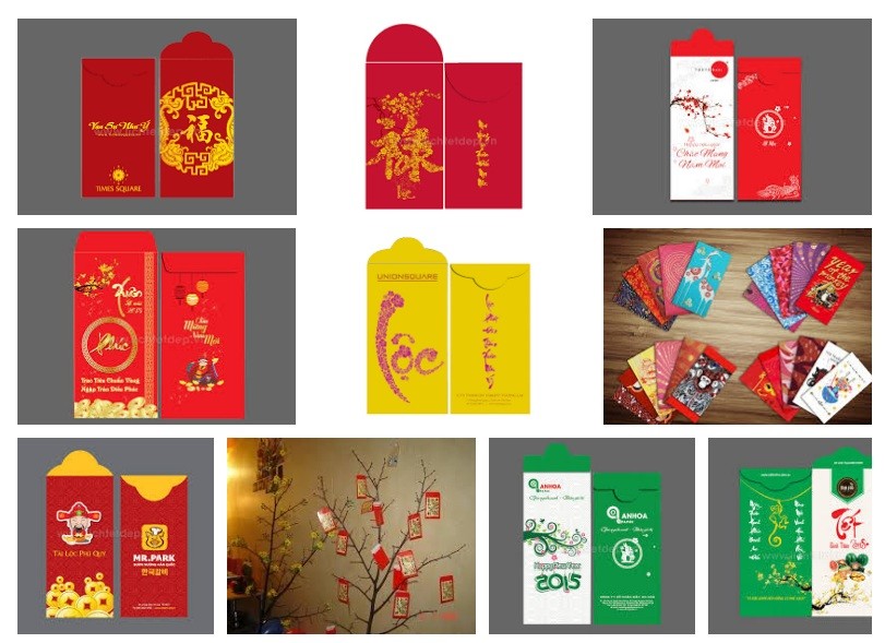 Giá trị của từng bao lì xì ngày tết