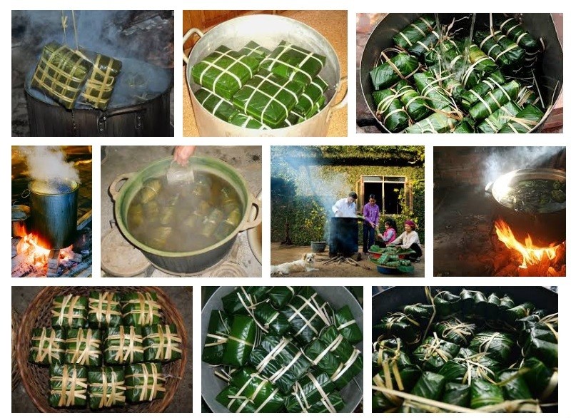 Bánh chưng Tết Sài Gòn