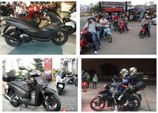 Có nên đi phượt bằng xe tay ga?