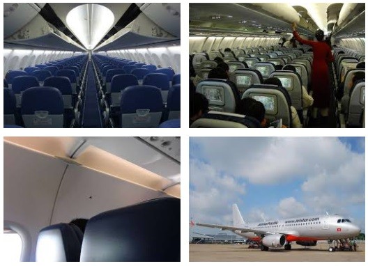 Làm việc trên máy bay