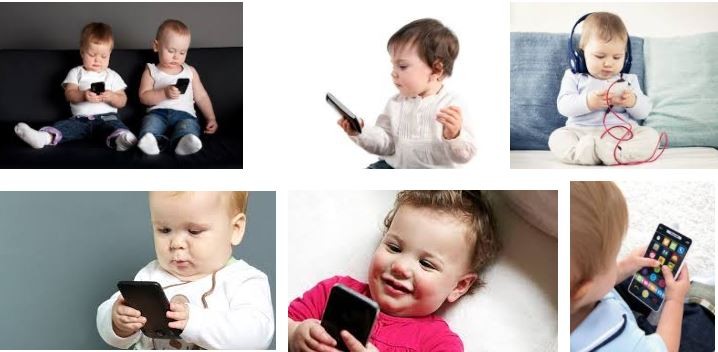 Cho con chơi các thiết bị điện tử và những hệ lụy 