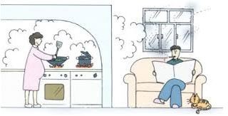 Phụ nữ và trẻ em có nhiều khả năng bị ảnh hưởng bởi ô nhiễm không khí trong nhà