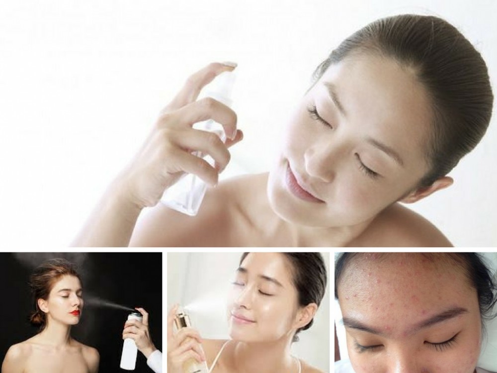 Da mụn có nên dùng xịt khoáng