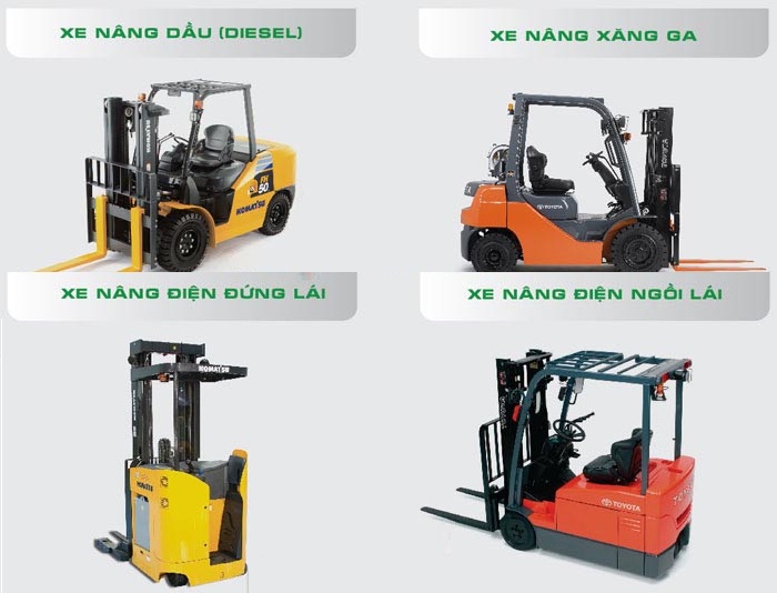 Xe nâng qua sử dụng phổ biến hiện nay