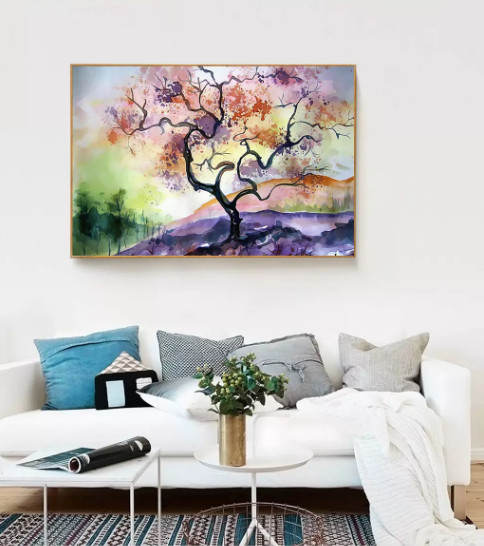 tranh treo tường trang trí phòng khách