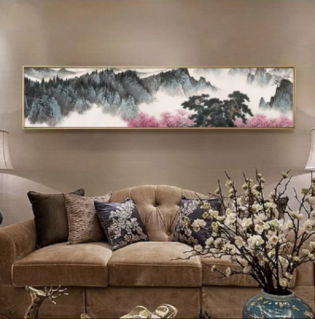  tranh sơn thủy treo phòng khách 2