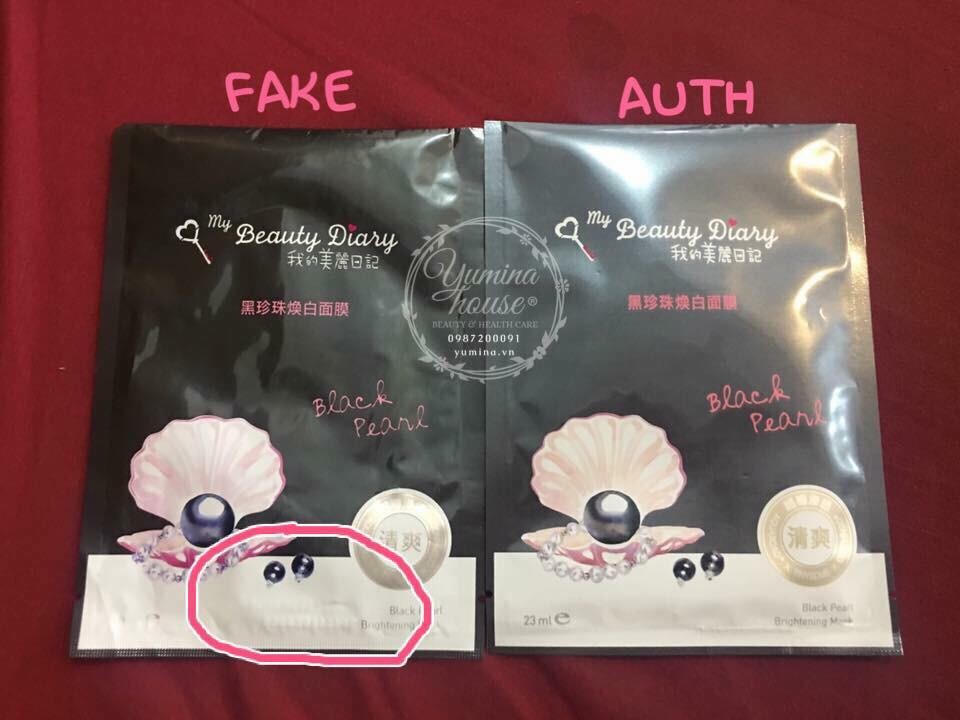 Phân biệt Mask Beauty Diary chính hãng