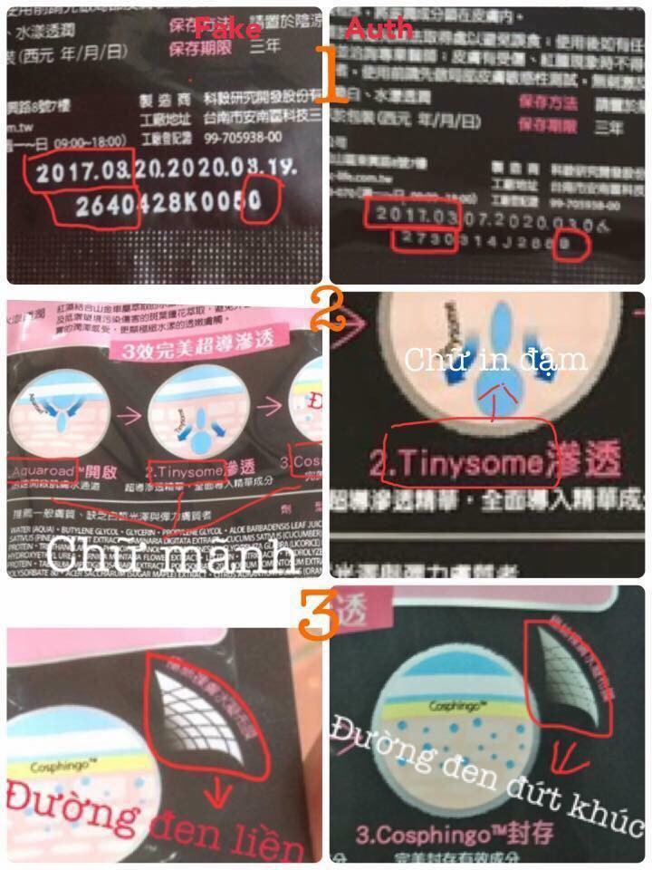 Phân biệt Mask Beauty Diary chính hãng