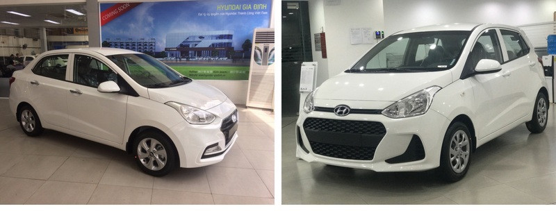 So sánh các phiên bản Hyundai i10 bản đủ và bản thiếu