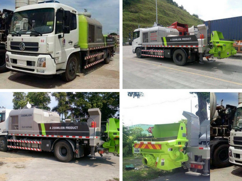 Xe bơm bê tông tự hành 50m3/h - giải pháp tăng hiệu quả công việc 
