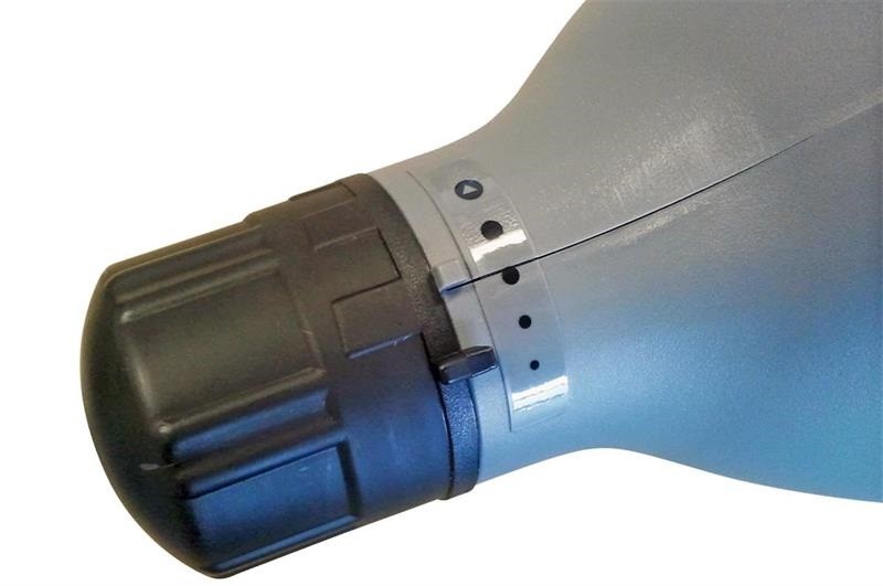 Đầu phun có thể điều chỉnh kích thước hạt trên C100 plus