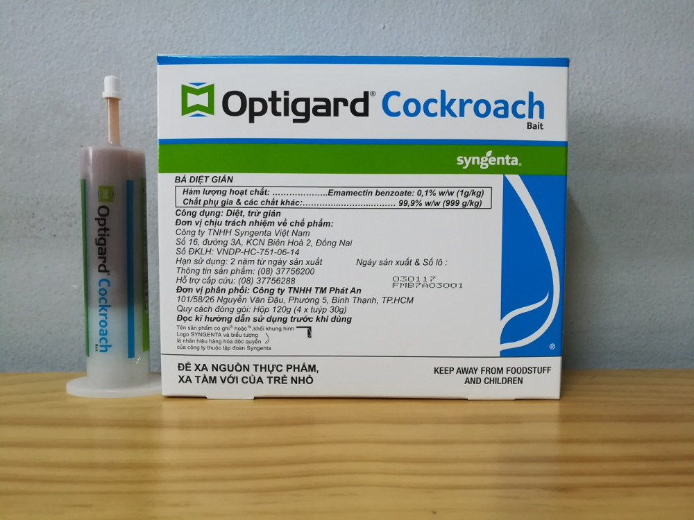 Bả diệt gián chuyên dụng hiệu quả cực cao Optigard Cockroach