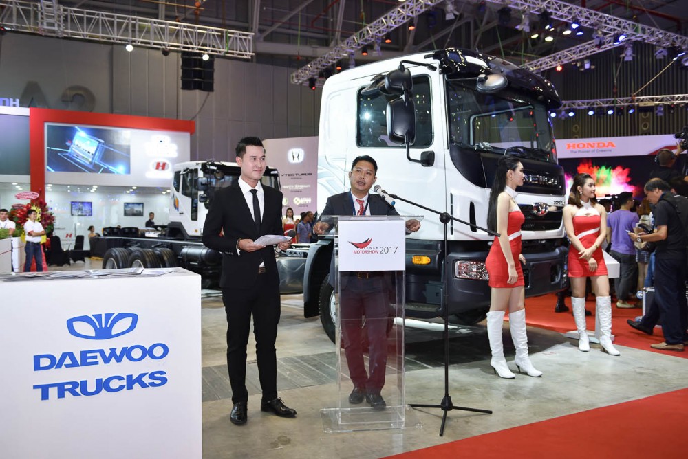 Dòng xe tải Daewoo ra mắt ở Hoàn Cầu An Sương