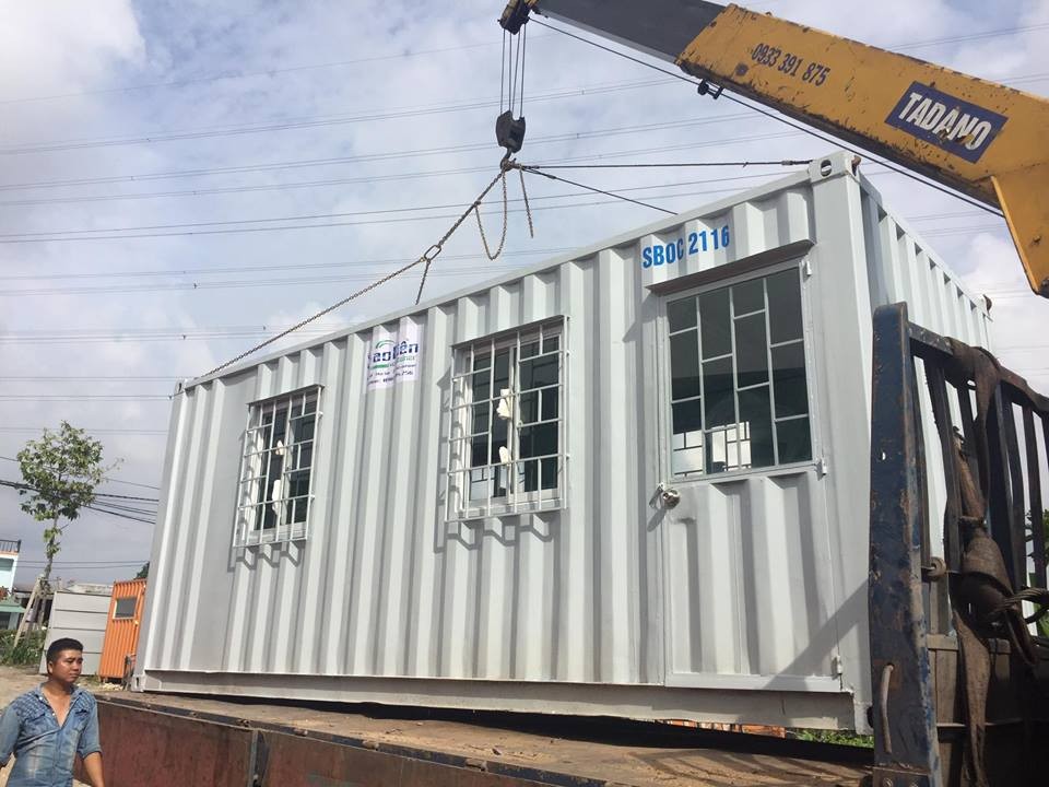 Giá của một container văn phòng có toilet là bao nhiêu?