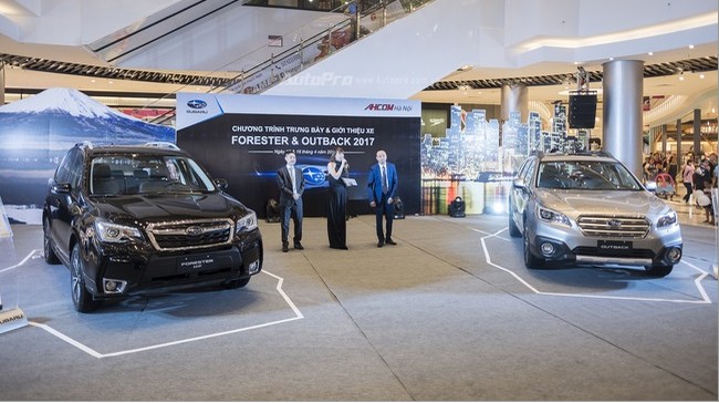 Subaru ra mắt Outback và Forester phiên bản 2017 tại Việt Nam