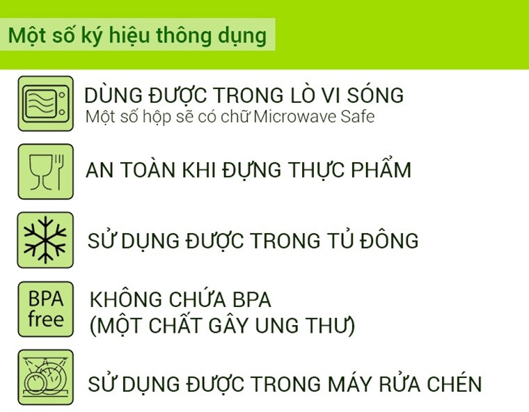Không chú ý kí hiệu dưới nắp chai, hộp nhựa dễ dẫn tới ung thư