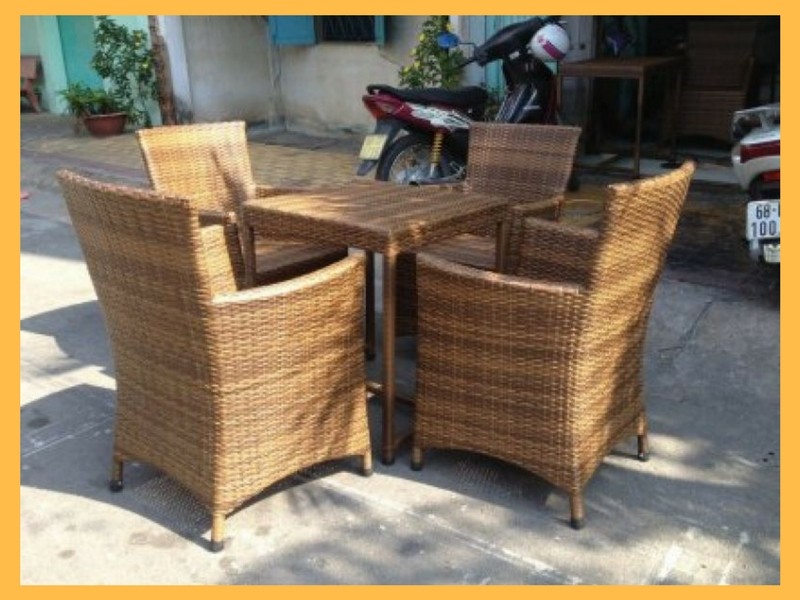 Cách lựa chọn bàn ghế nhựa giả mây chất lượng