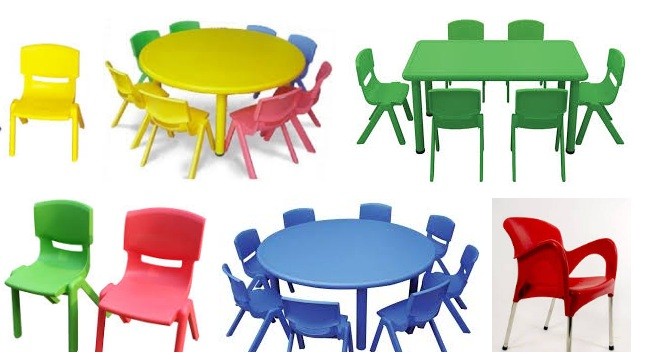 Kinh nghiệm chọn mua bàn ghế nhựa đúc cho bé